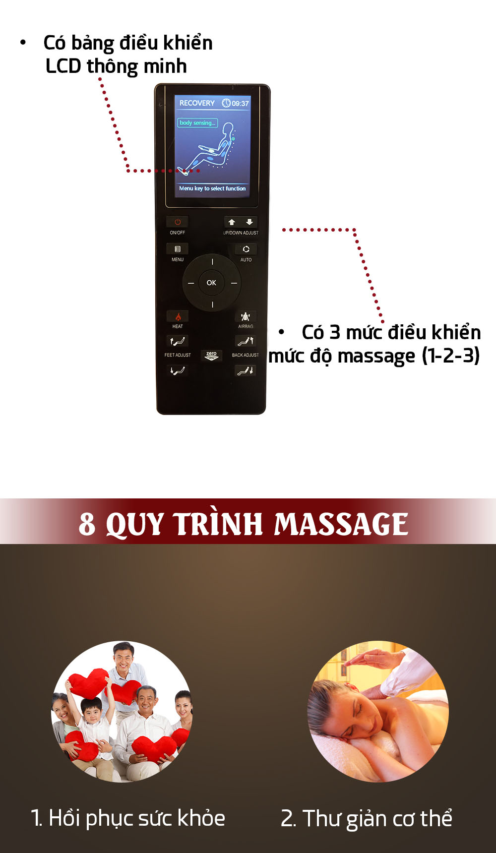 Ghế Massage 4D UFO Universe Buheung MK-7800 19