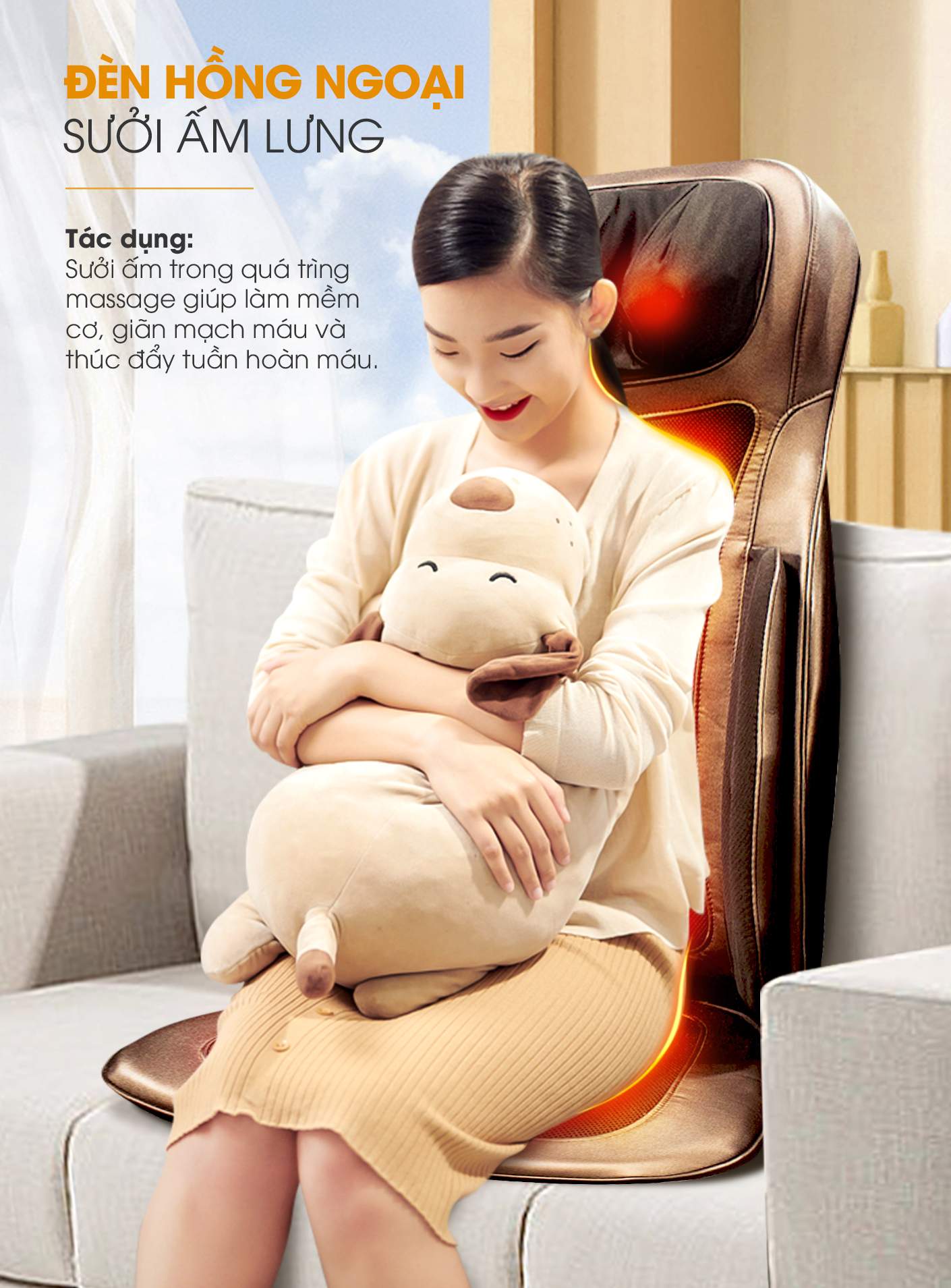 Ghế Massage Lưng Buheung MK-318