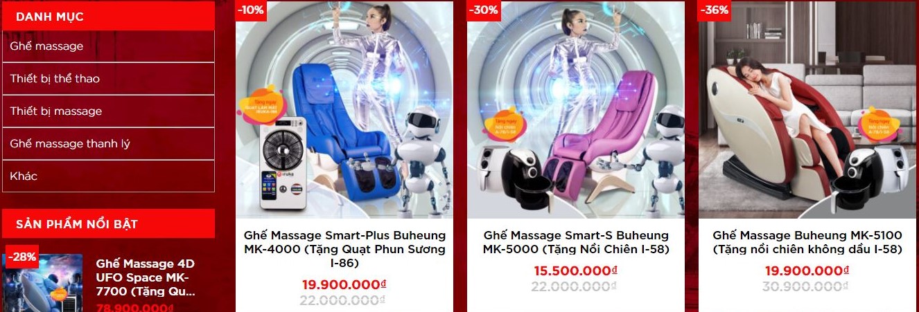 NHỮNG VẤN ĐỀ GẶP PHẢI KHI MUA GHẾ MASSAGE GIÁ RẺ 2