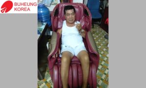 Chúc mừng chú Minh - Quận 6 nhận 2 chỉ vàng khi mua ghế massage Buheung Korea