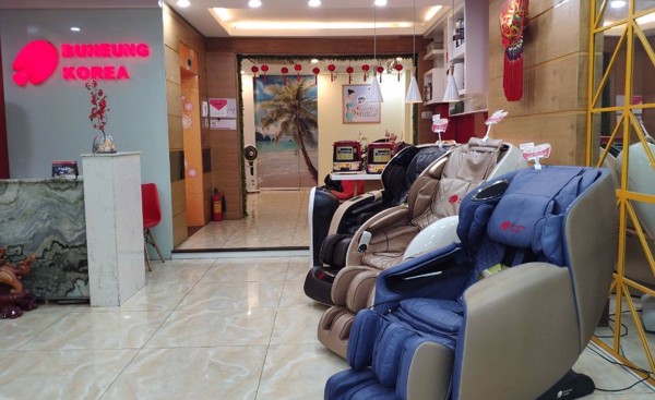 Ghế massage cũ Buheung