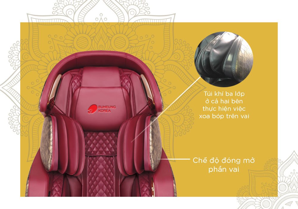 Ghế Massage Buheung MK-9200 massage vai