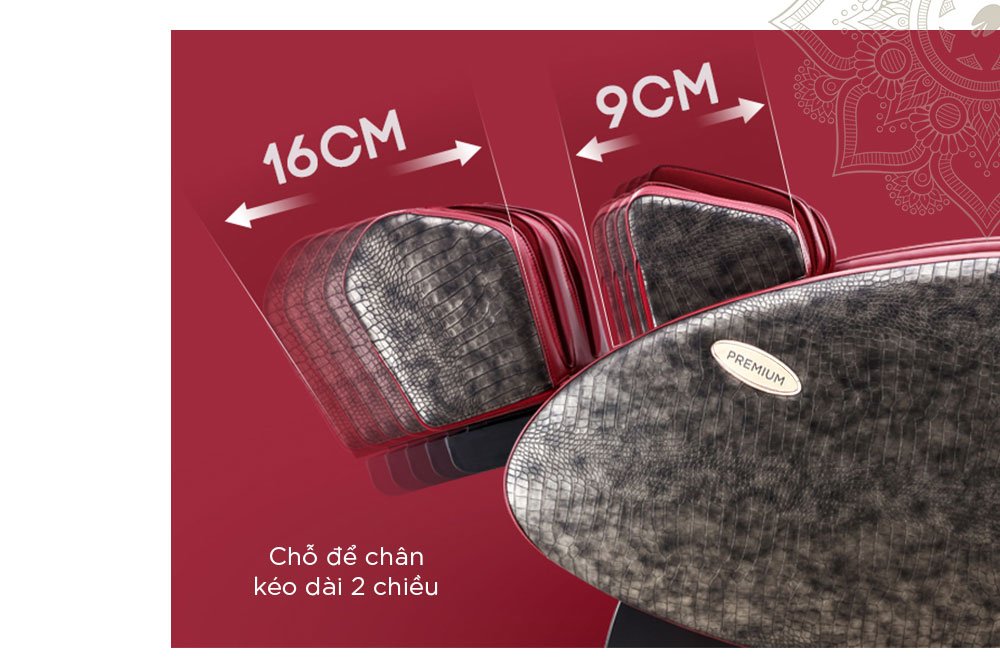 Ghế Massage 5D Buheung MK-9200 kéo dãn chân 