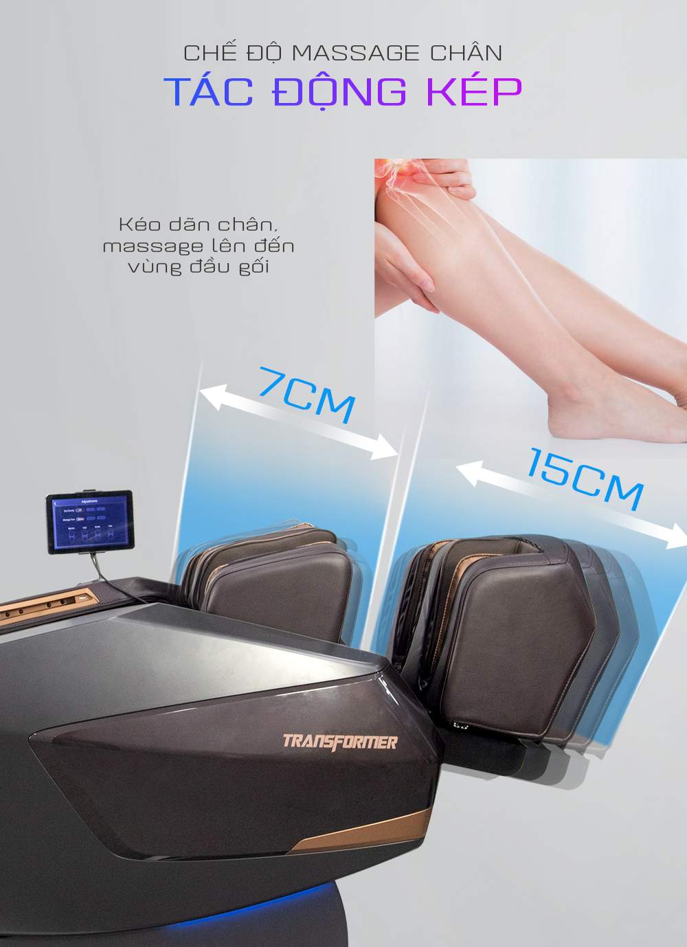 [Thanh lý tồn kho] Ghế Massage Buheung Transformer LUX 9800 25