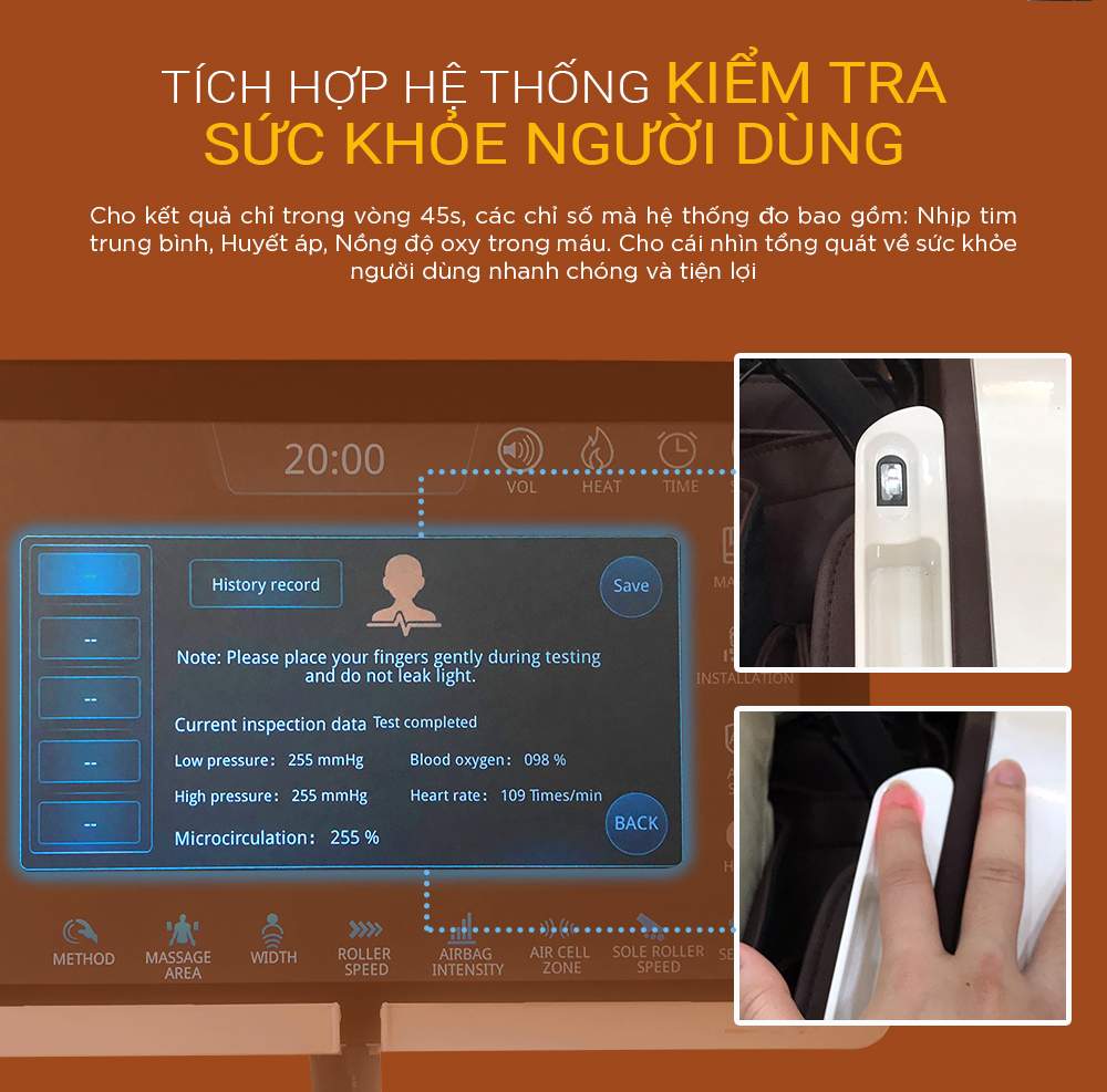 Ghế Massage 5D King Royal Buheung MK-9100 14