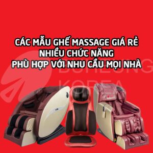 [Tư Vấn] Các loại ghế massage giá rẻ nhất hiện nay 36