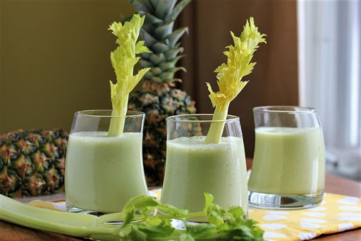 Công Thước Nước Ép Cần Tây Giảm Cân Detox, Giảm Mơ 2 sinh tố cần tây giảm cân kết hợp với dứa