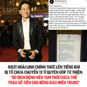 NS Hoài Linh chính thức lên tiếng vụ 14 tỉ mất tăm 66