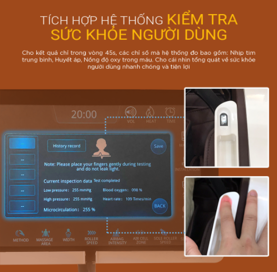 Ghế Massage King Royal Buheung MK-9100 12