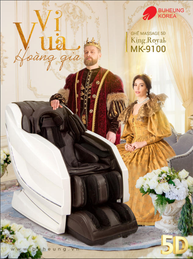 Ghế Massage King Royal Buheung MK-9100 8