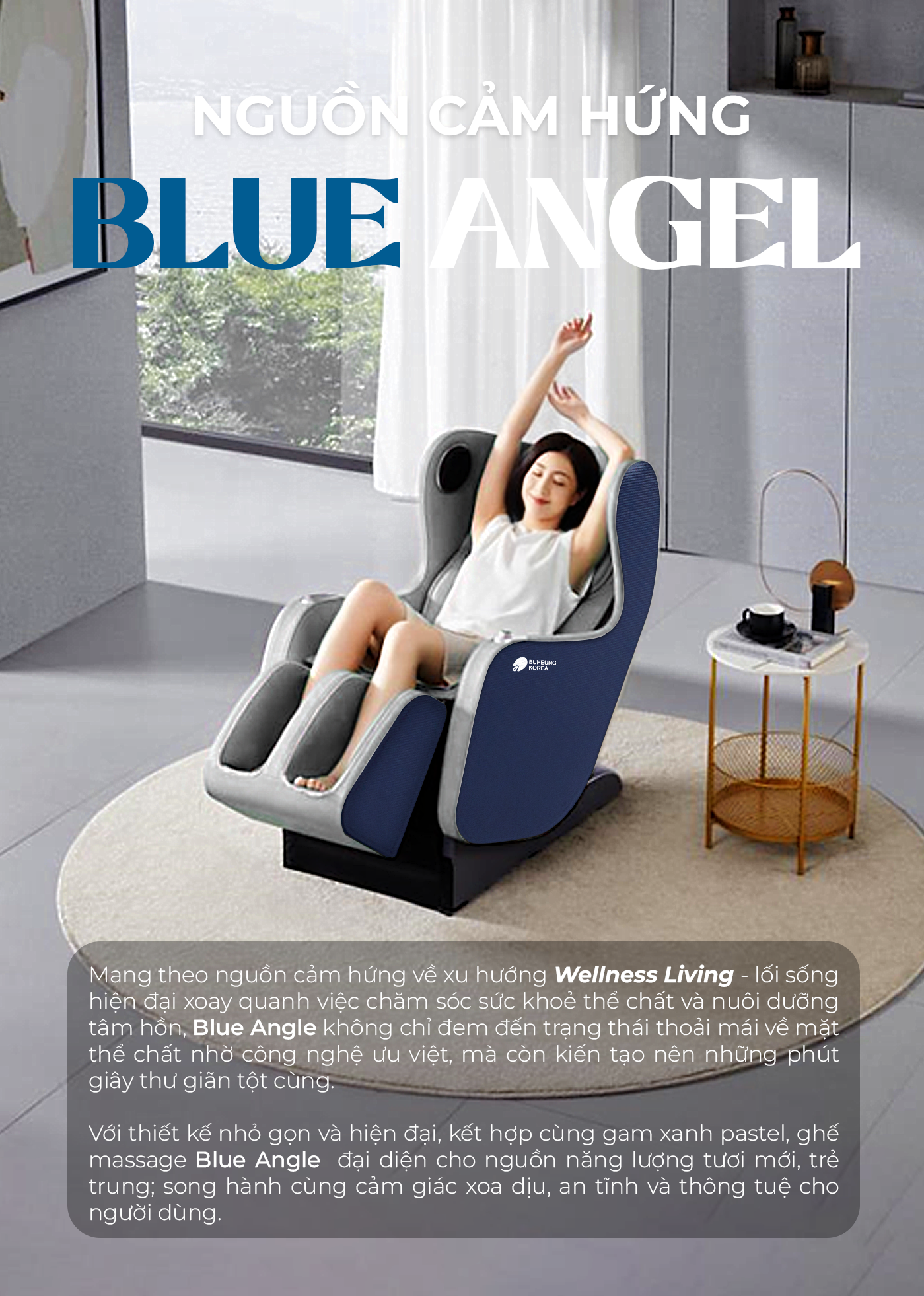 Ghế Massage Blue Angel MK-5400 15