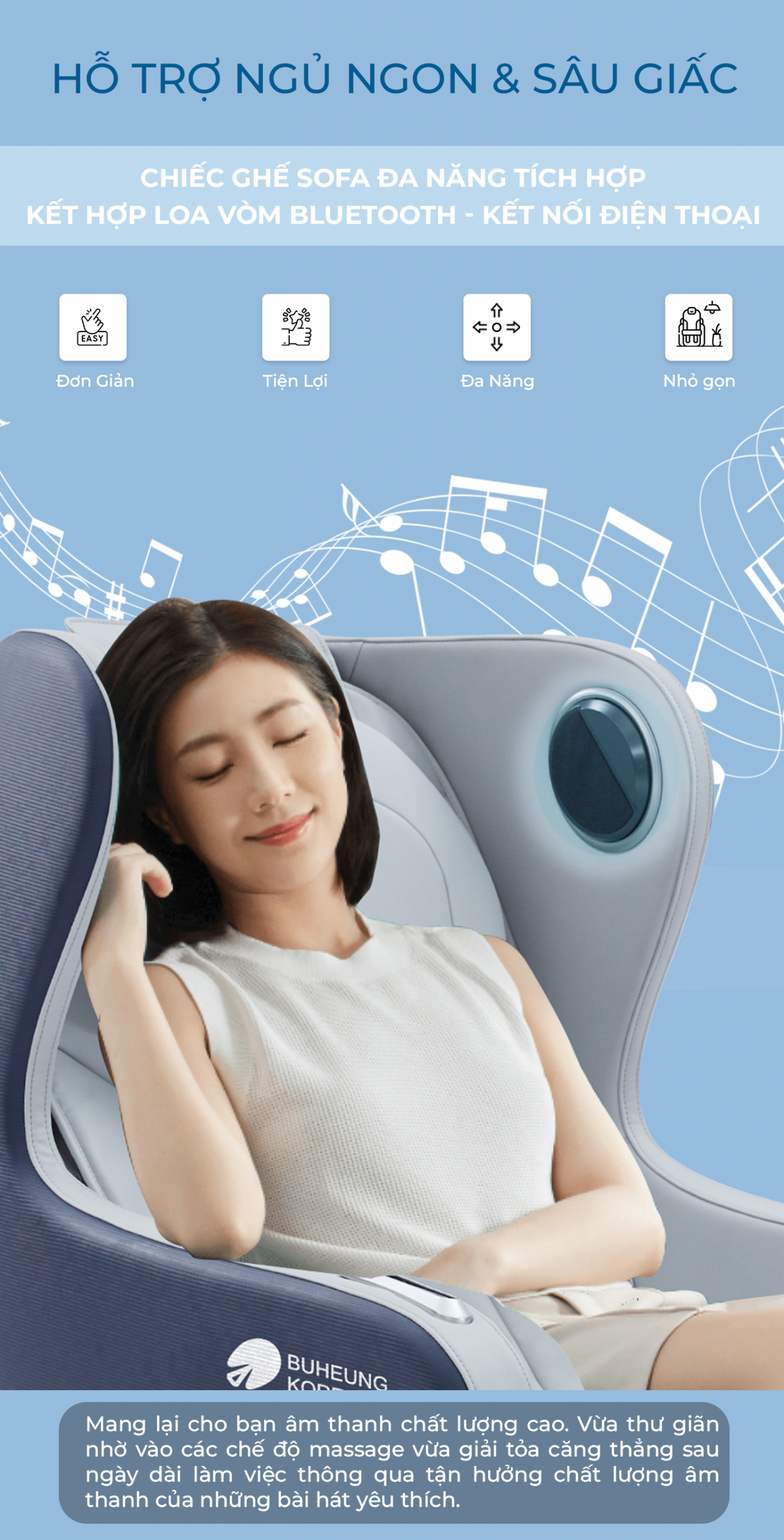 Ghế Massage Blue Angel MK-5400 18