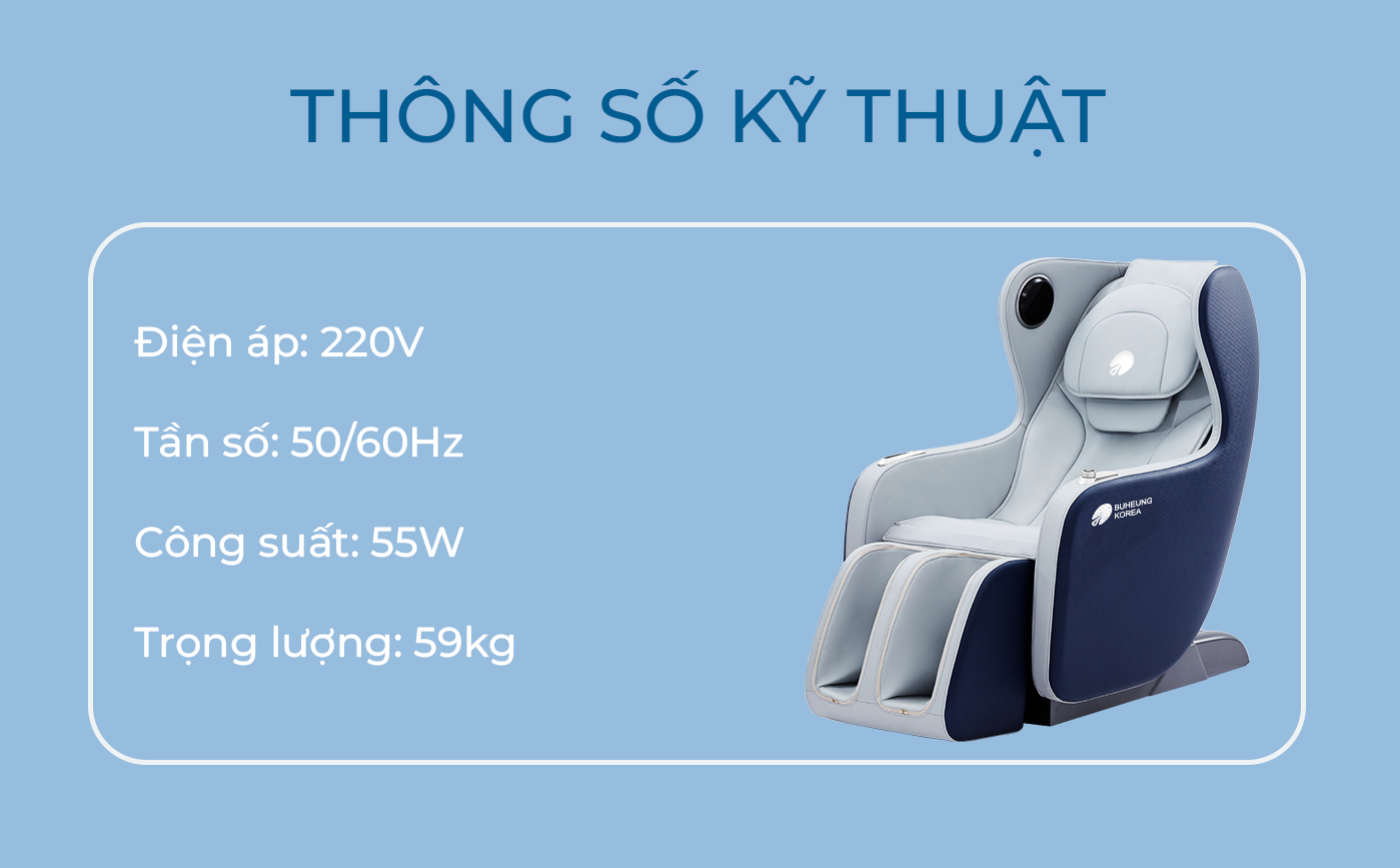 Ghế Massage Blue Angel MK-5400 19