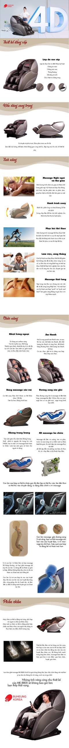 Ghế Massage Buheung Power Boss MK-8800 10
