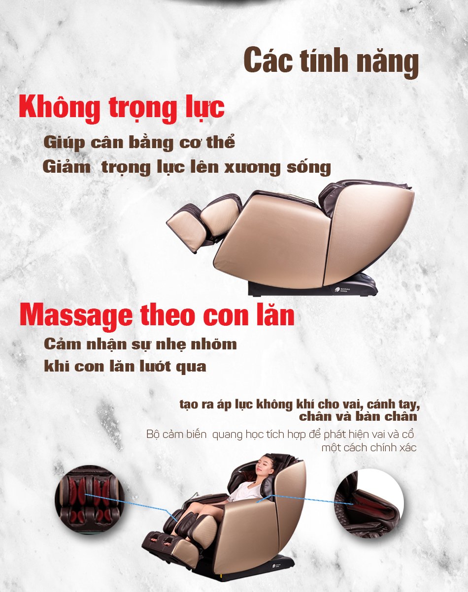 GHẾ MASSAGE KHÔNG TRỌNG LỰC