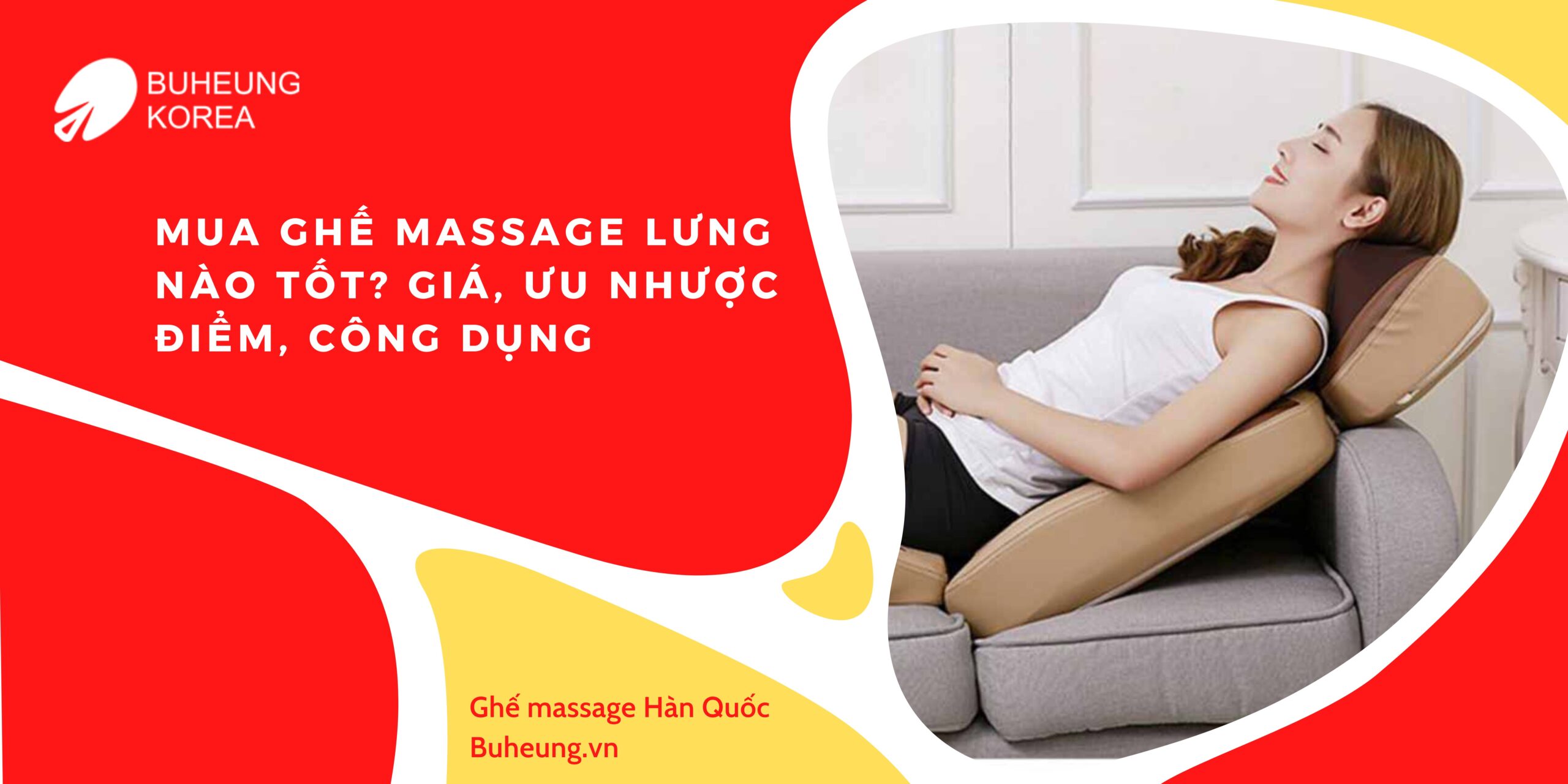 ghế massage lưng