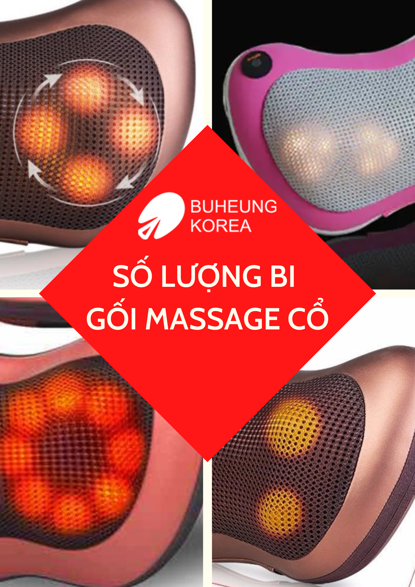 gối massage cổ