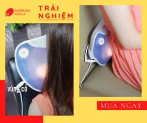 Review Gối Massage Hồng Ngoại 8 Bi Buheung Nhập Khẩu Hàn Quốc 27