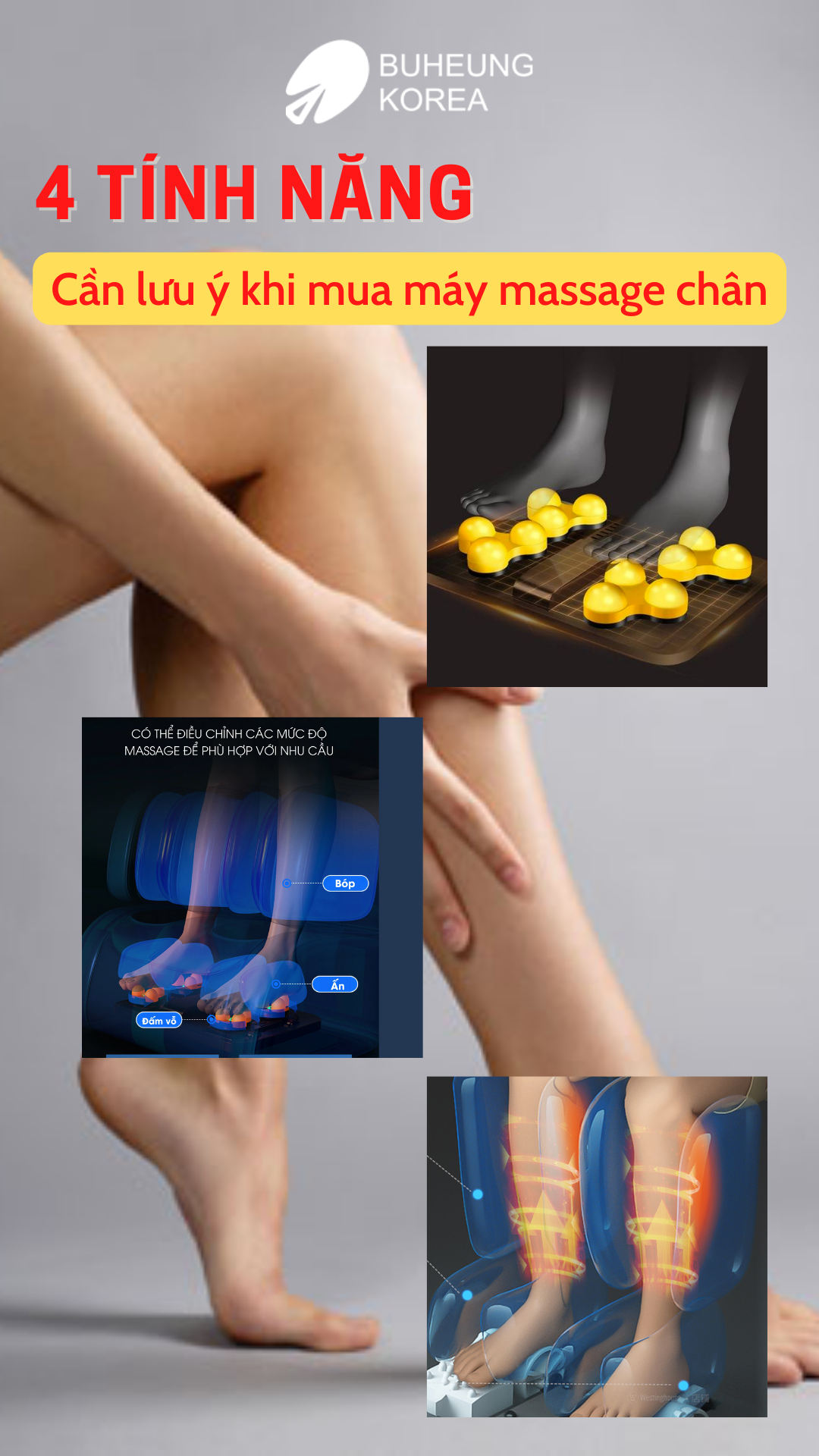 ghế massage chân