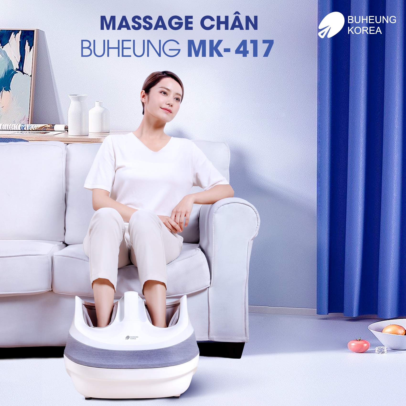 4 Loại Máy Massage Chân: Nên Mua Loại Nào? 7 Máy massage chân Buheung MK-417