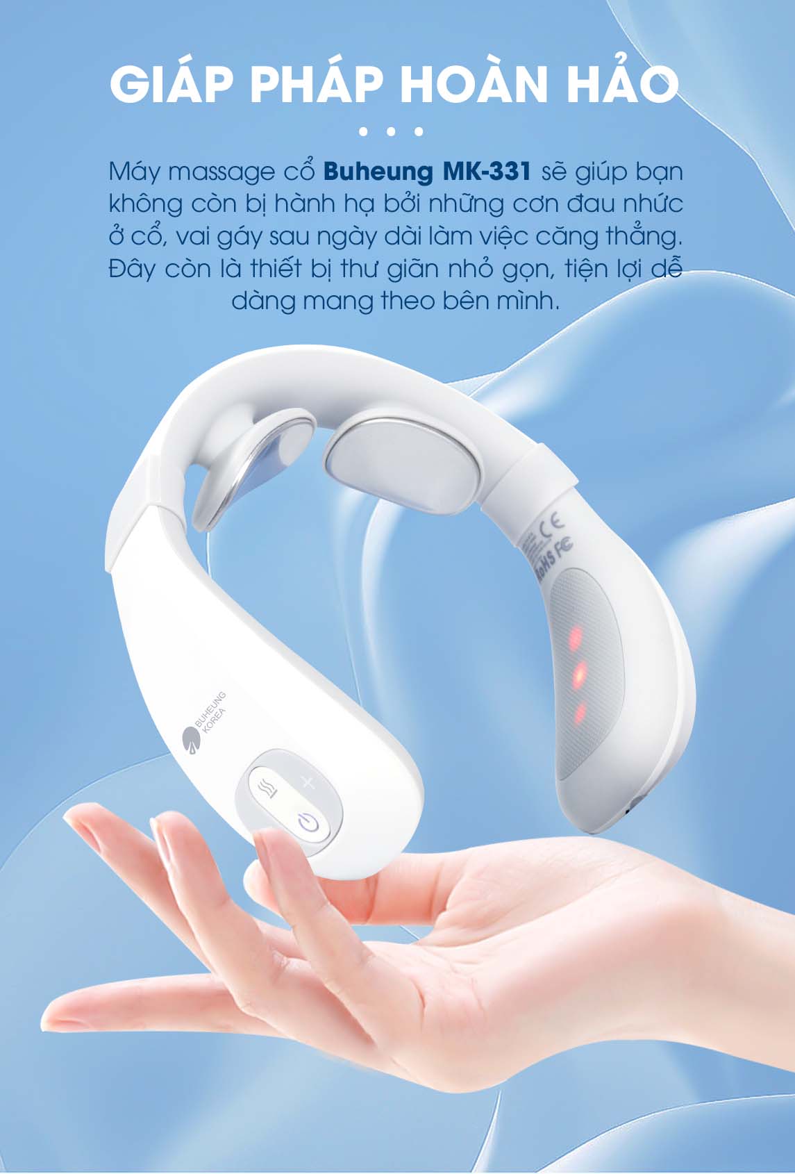 Máy massage cổ Buheung MK-331