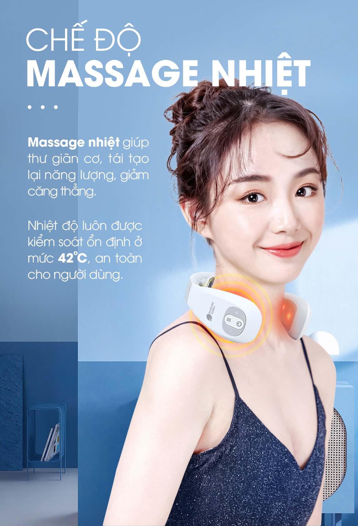 Máy massage cổ Buheung MK-331