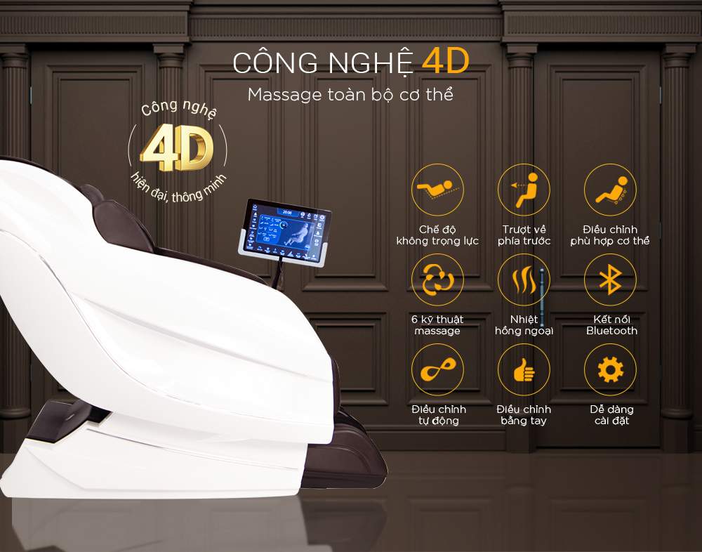 Ghế Massage Nào Tốt? Review Top 11 Ghế Massage Toàn Thân Tốt Nhất 11