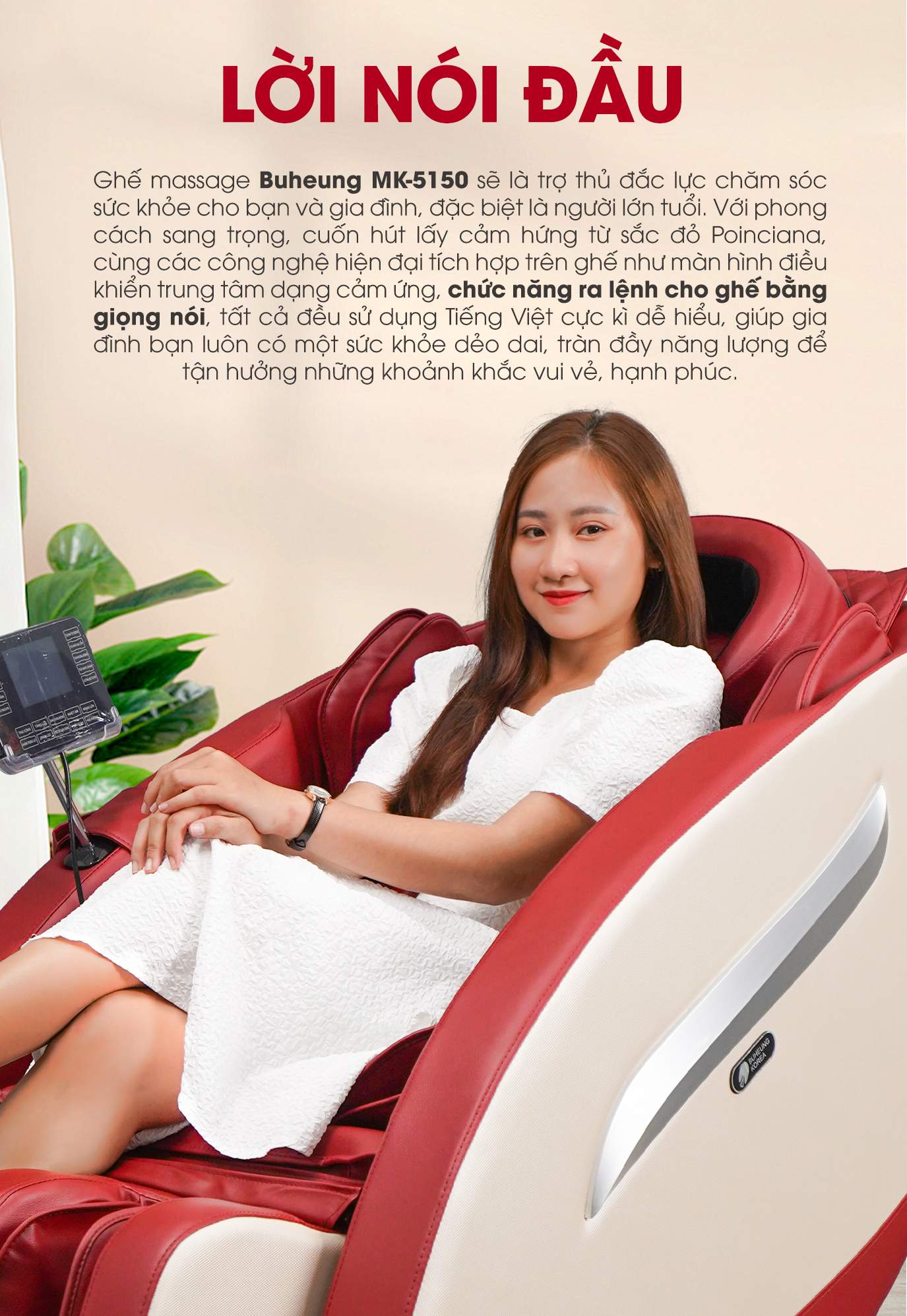 Ghế Massage Buheung MK-5150 17