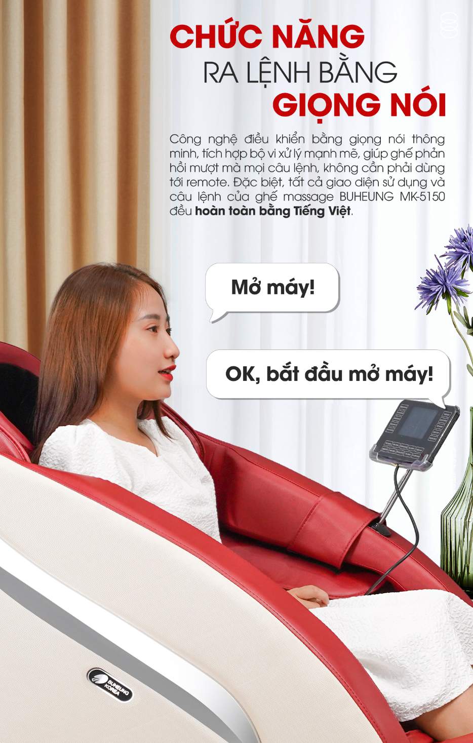 Ghế Massage Buheung MK-5150 21