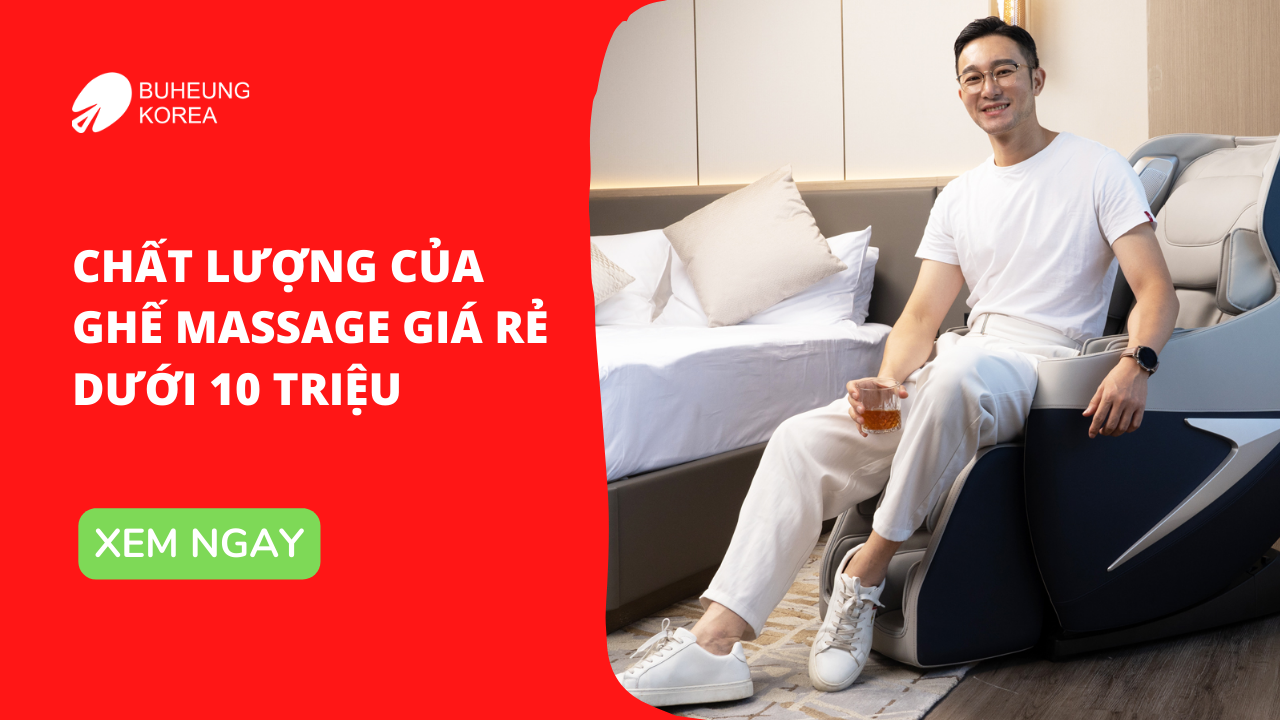 4 Điều Cần Biết Về Ghế Massage Giá Rẻ Dưới 10 Triệu 1