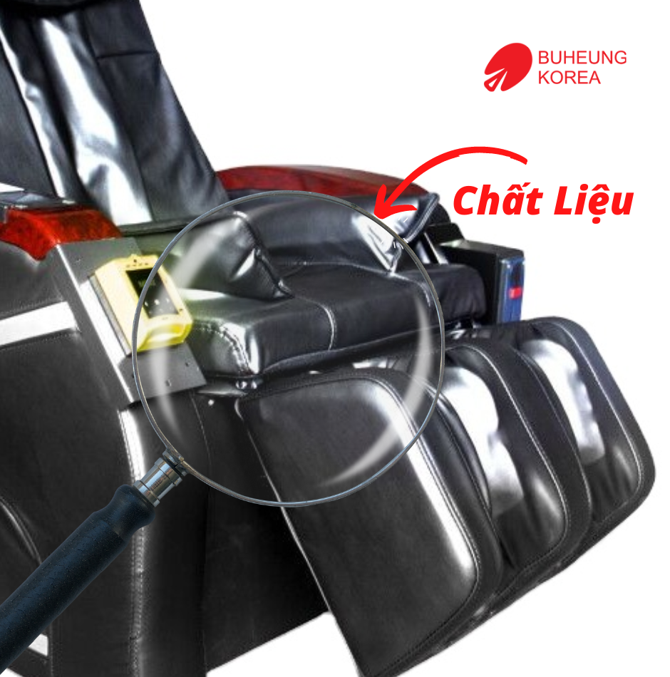 chất liệu ghế massage giá rẻ dưới 10 triệu