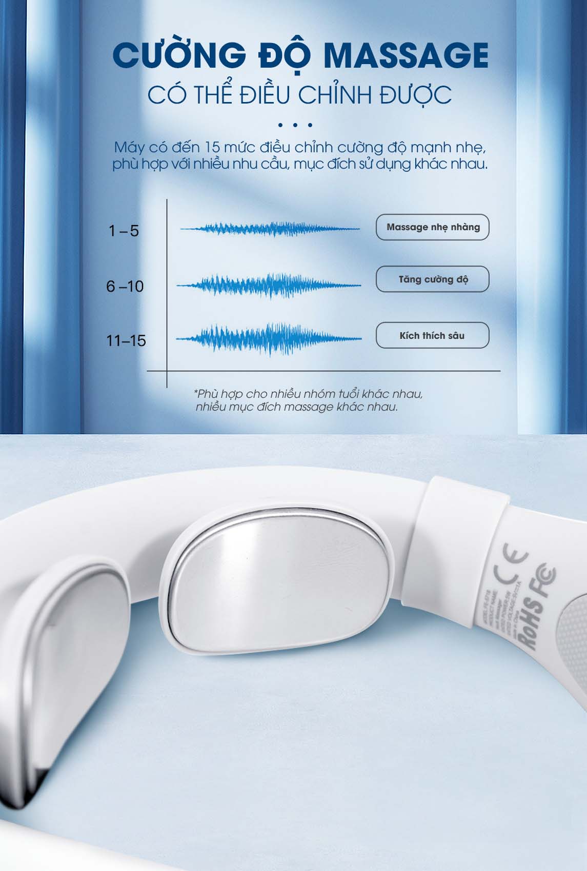 Review Máy Massage Cổ Hàn Quốc Buheung MK 331 1