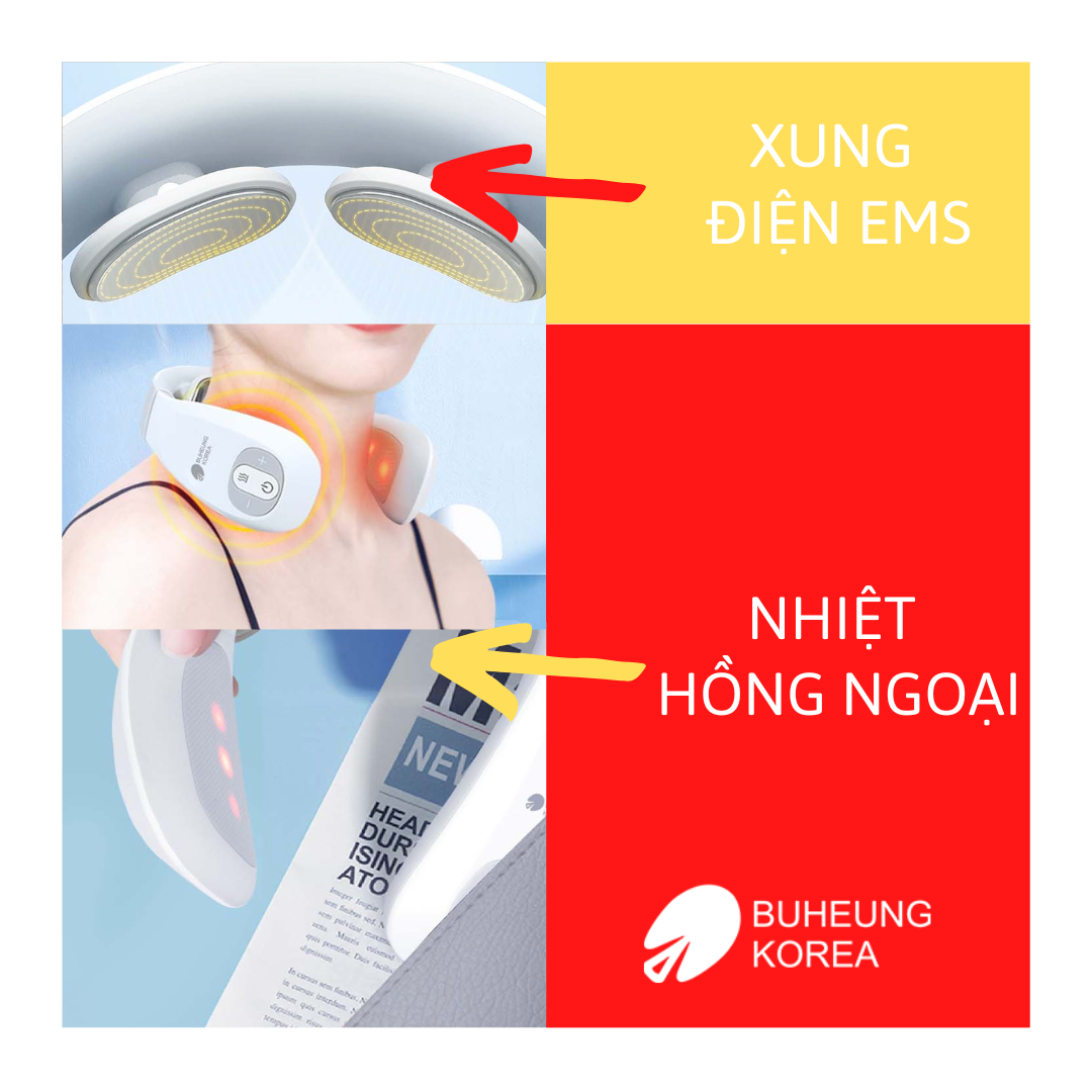 Review Máy Massage Cổ Hàn Quốc Buheung MK 331 2