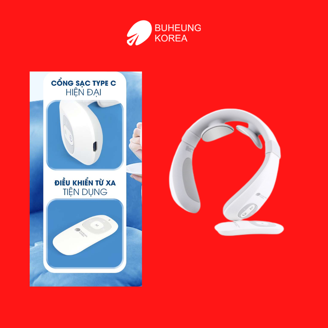 Review Máy Massage Cổ Hàn Quốc Buheung MK 331 4