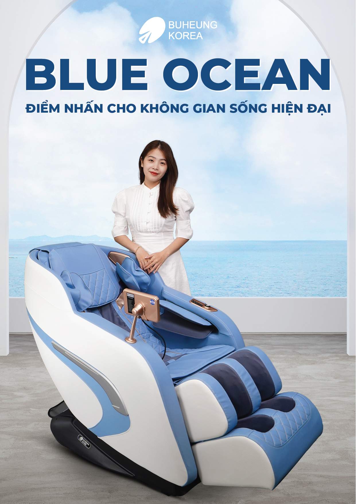 Ghế Massage BUHEUNG Blue Ocean MK-5800 10