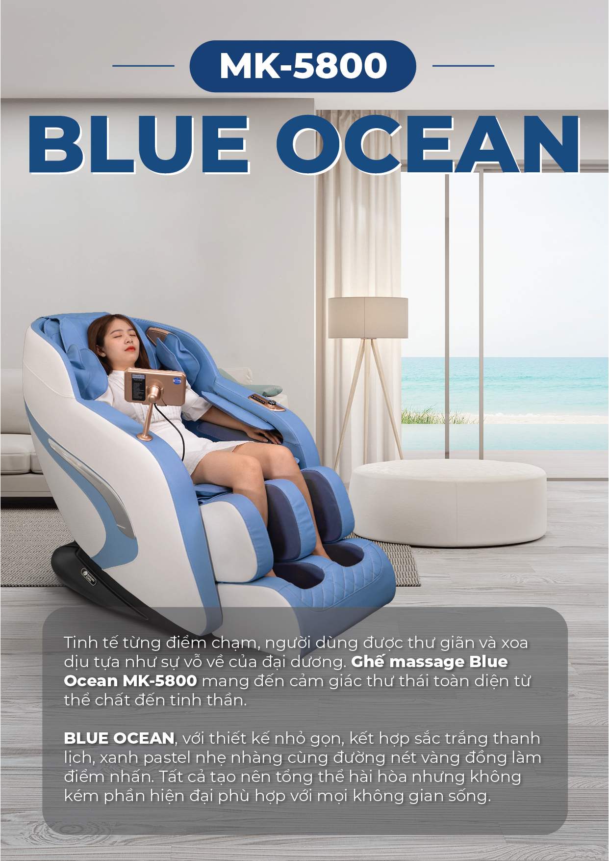 Ghế Massage BUHEUNG Blue Ocean MK-5800 11