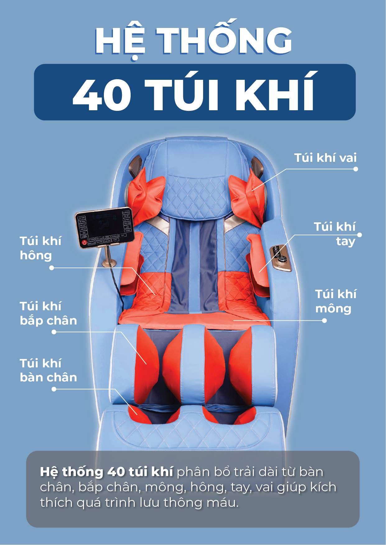 Ghế Massage BUHEUNG Blue Ocean MK-5800 13