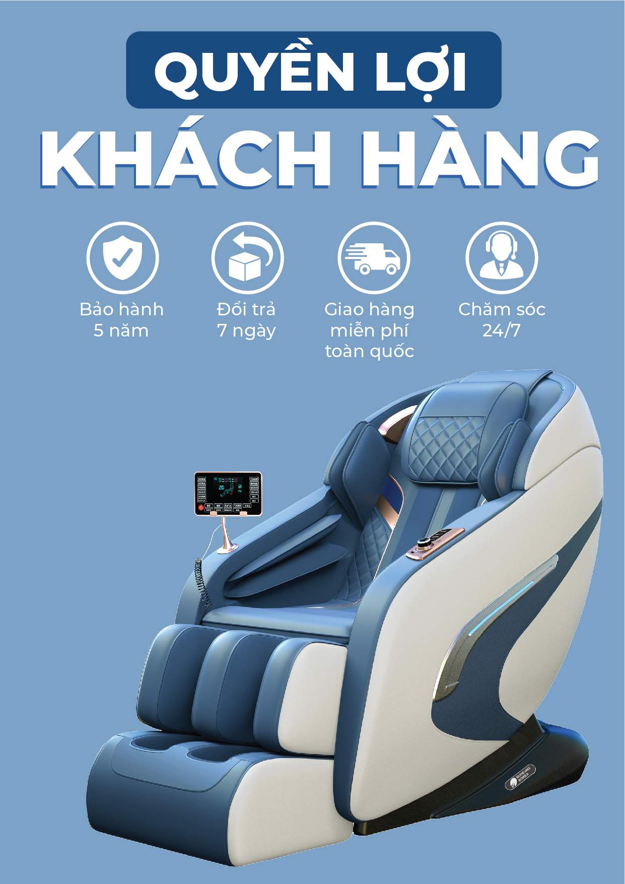Ghế Massage BUHEUNG Blue Ocean MK-5800 20