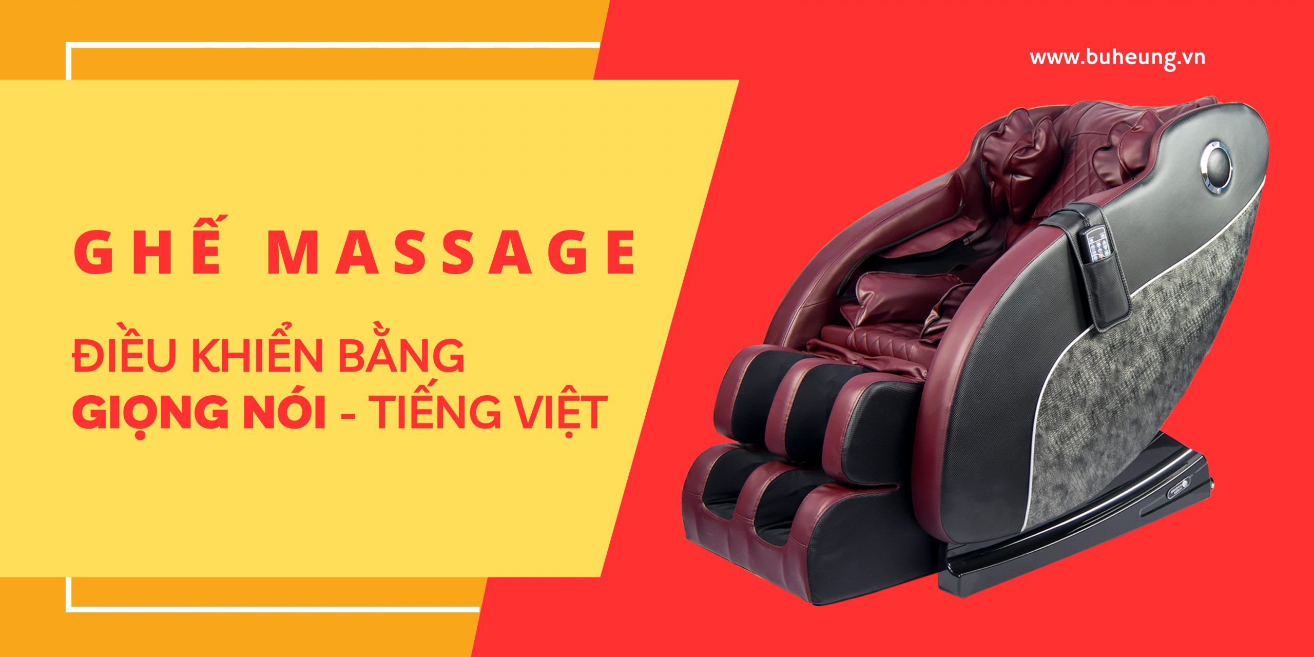 ghế massage điều khiển bằng giọng nói