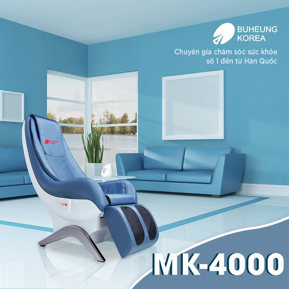 Thương Hiệu Ghế Massage Hàn Quốc Uy Tín, Tốt Nhất Hiện Nay 13 Minh họa ghế massage Buheung MK-4000
