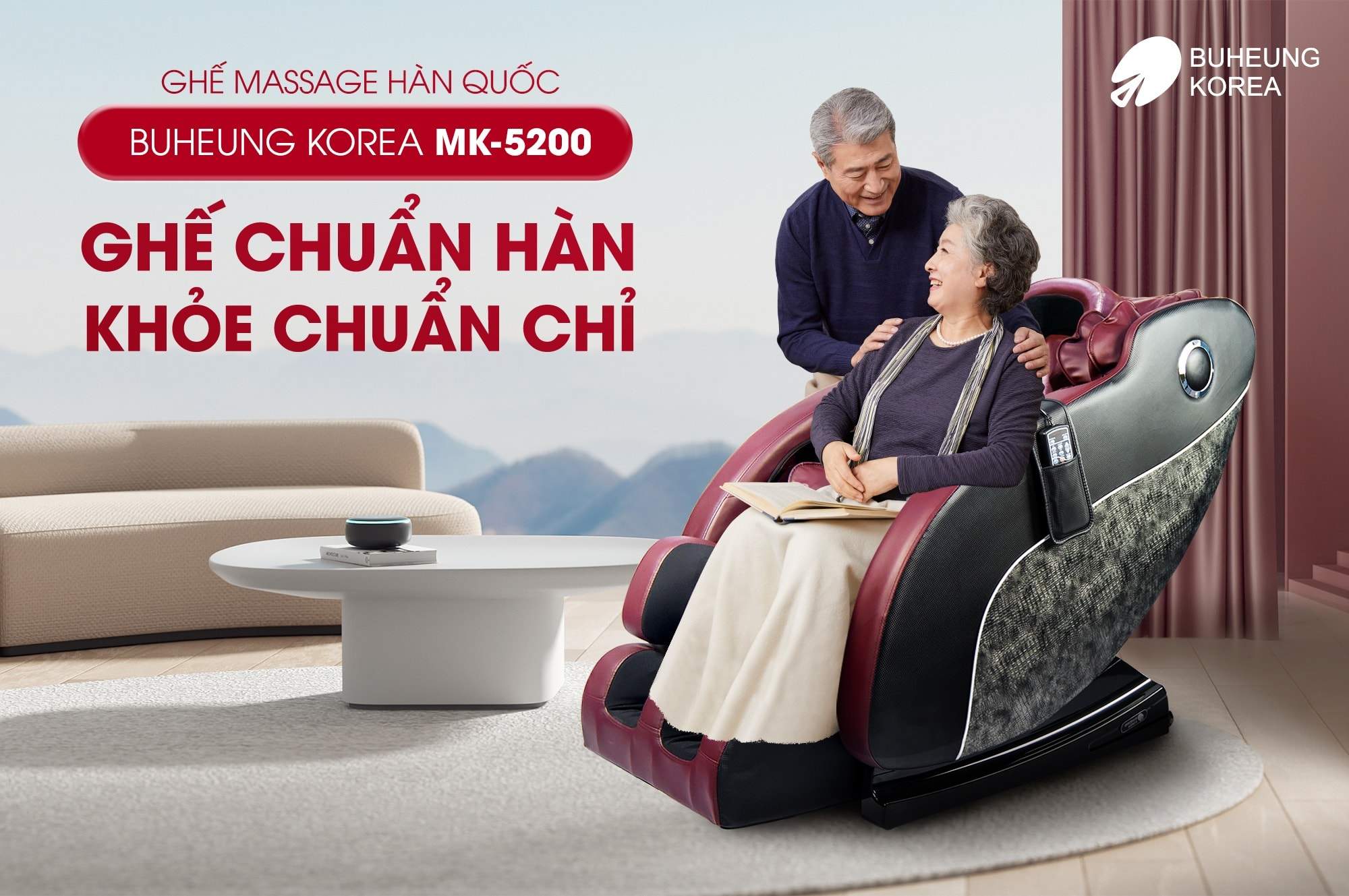 TOP 9 Ghế Massage Hồng Ngoại Trị Liệu Tốt Nhất 9 Minh họa ghế massage Buheung MK-5200