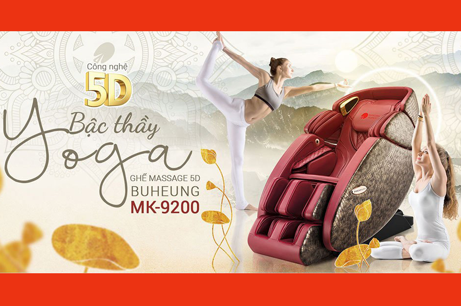 Minh họa ghế massage BUHEUNG MK-9200