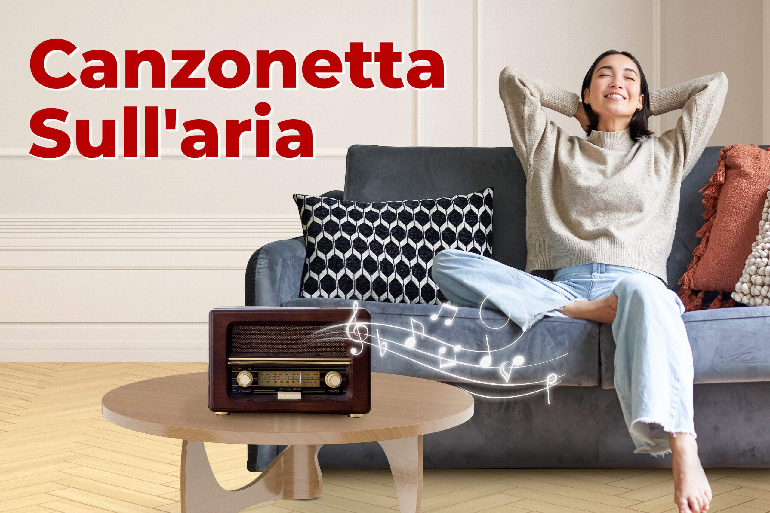 Minh họa bản nhạc Canzonetta Sull'aria giúp giảm đau đầu