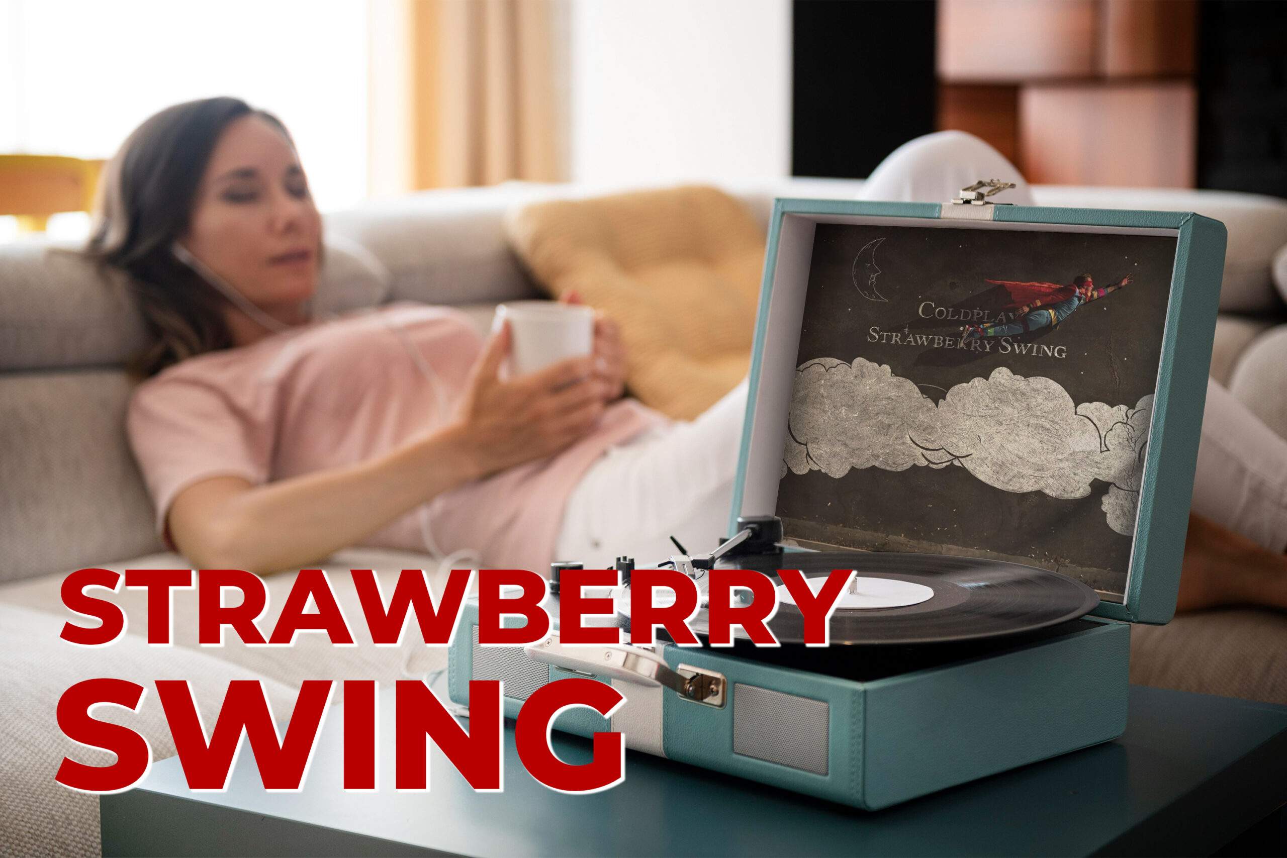 Minh họa bản nhạc Strawberry swing giúp giảm đau đầu