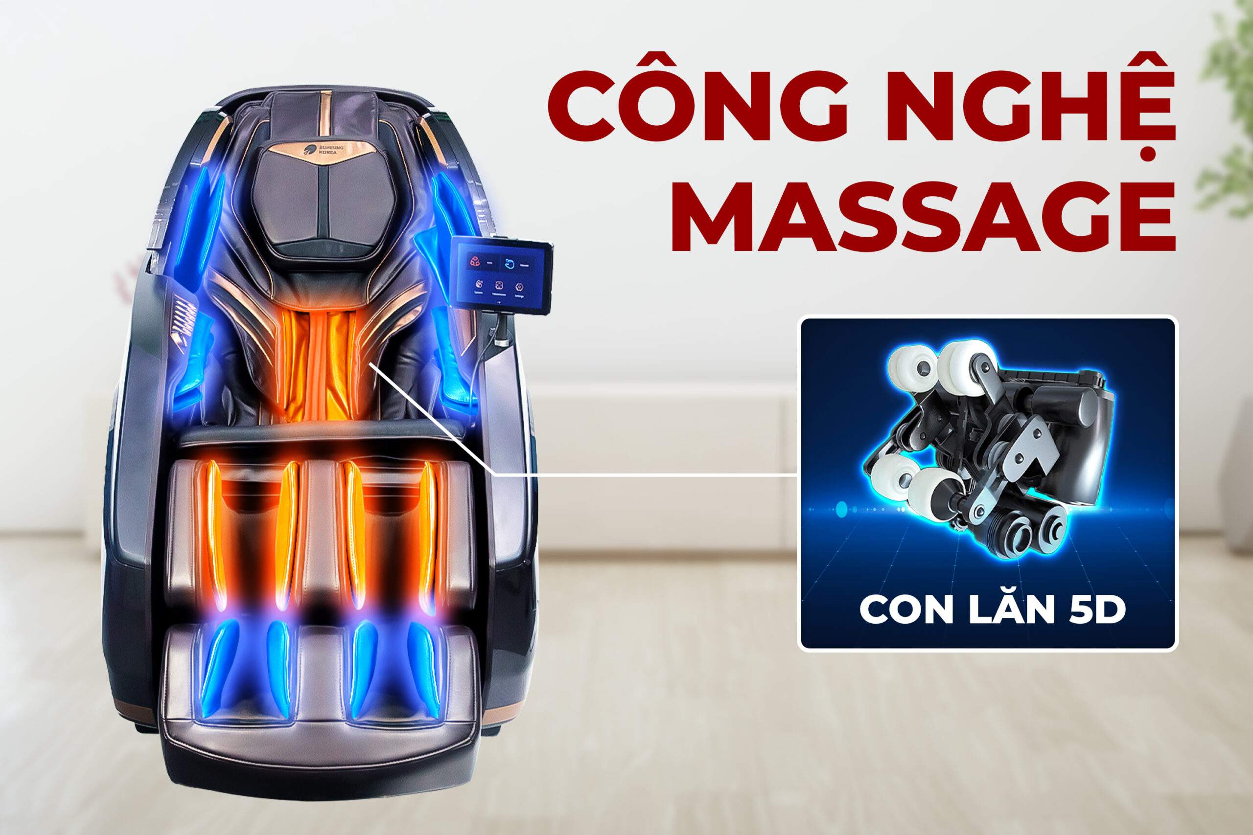 Minh họa công nghệ massage