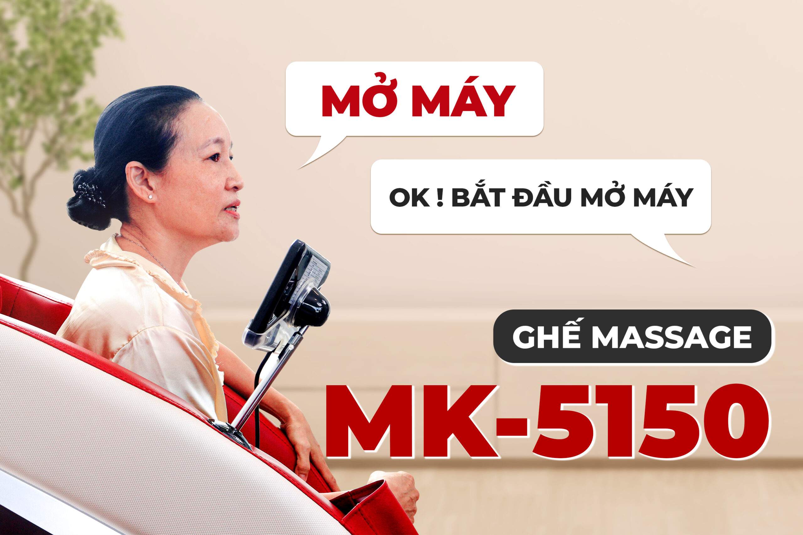 Minh họa ghế massage MK-5150 từ BUHEUNG Korea