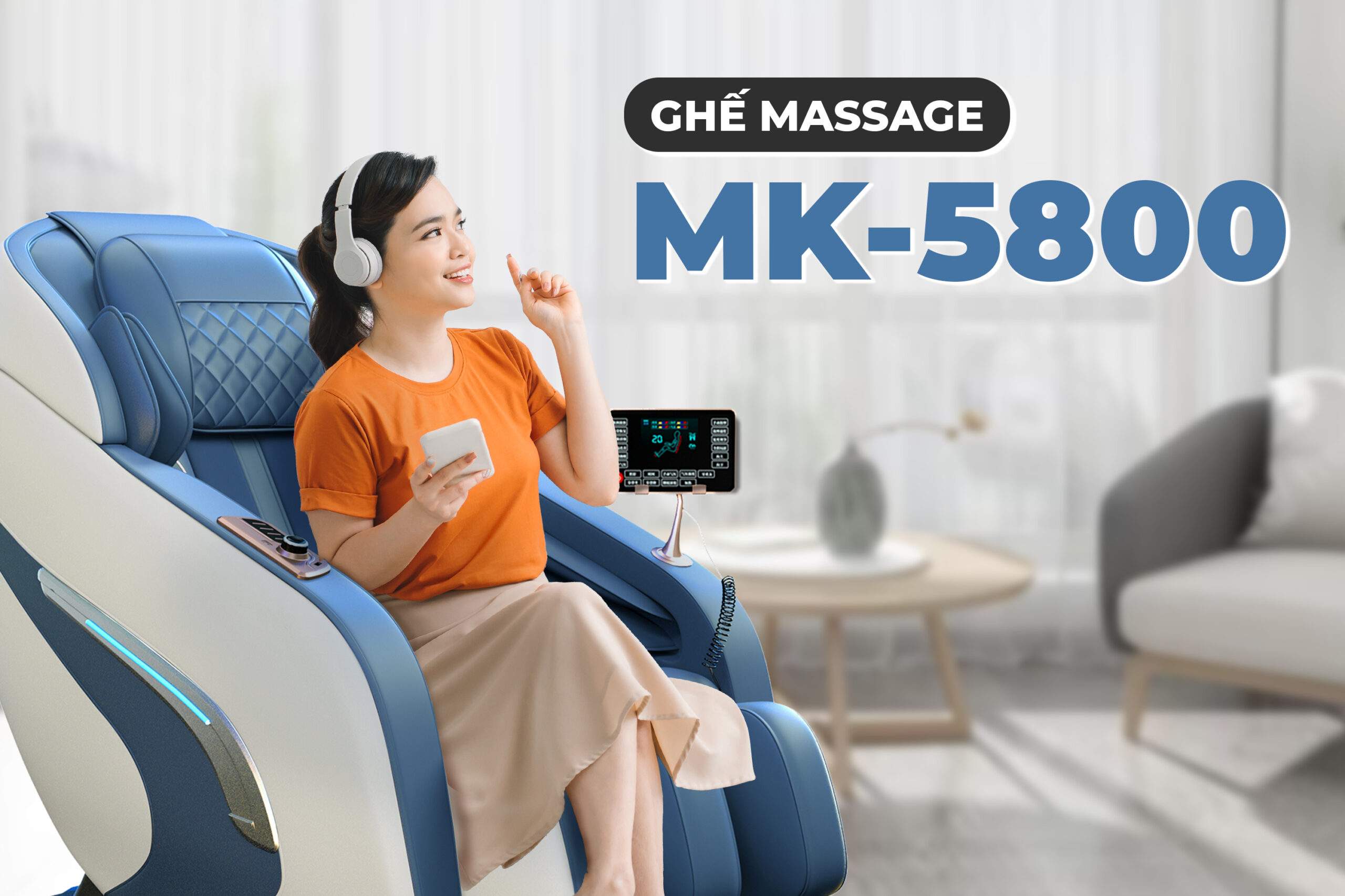Top 11 Ghế Massage Xoa Bóp Như Người Thật 7 MInh họa ghế massage BUHEUNG MK-5800