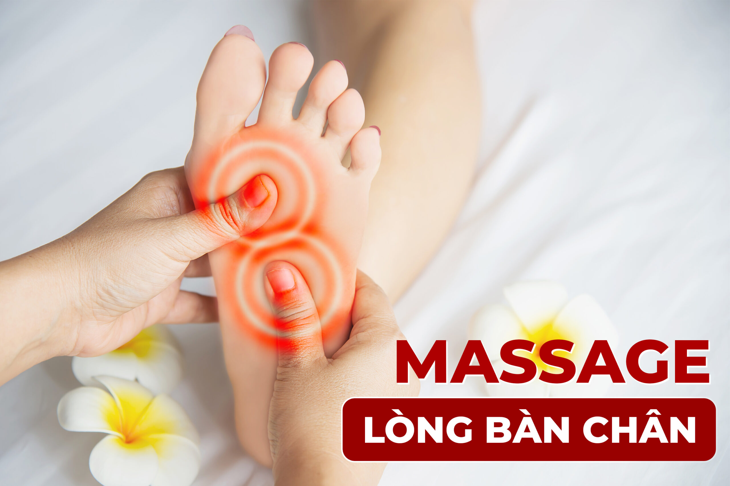 Minh họa massage lòng bàn chân