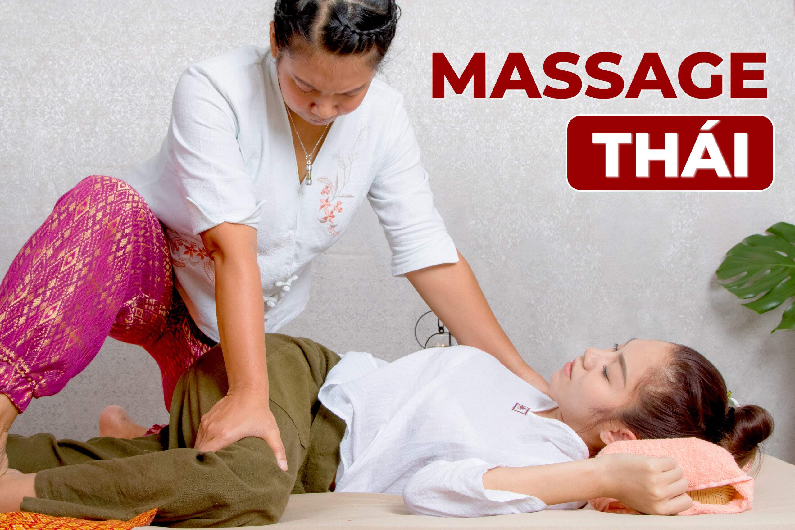 Minh họa kiểu massage Thái