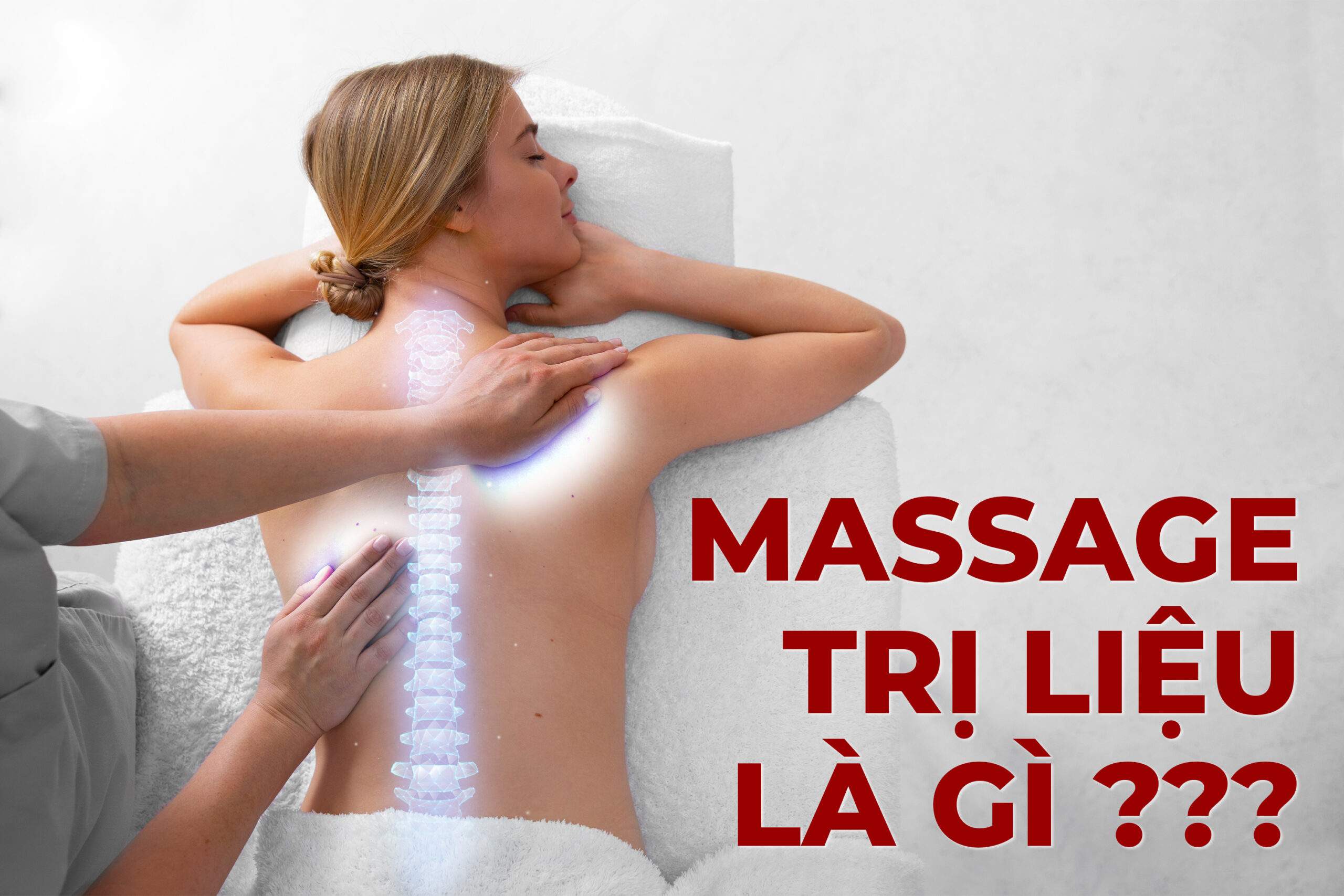 Minh họa massage trị liệu